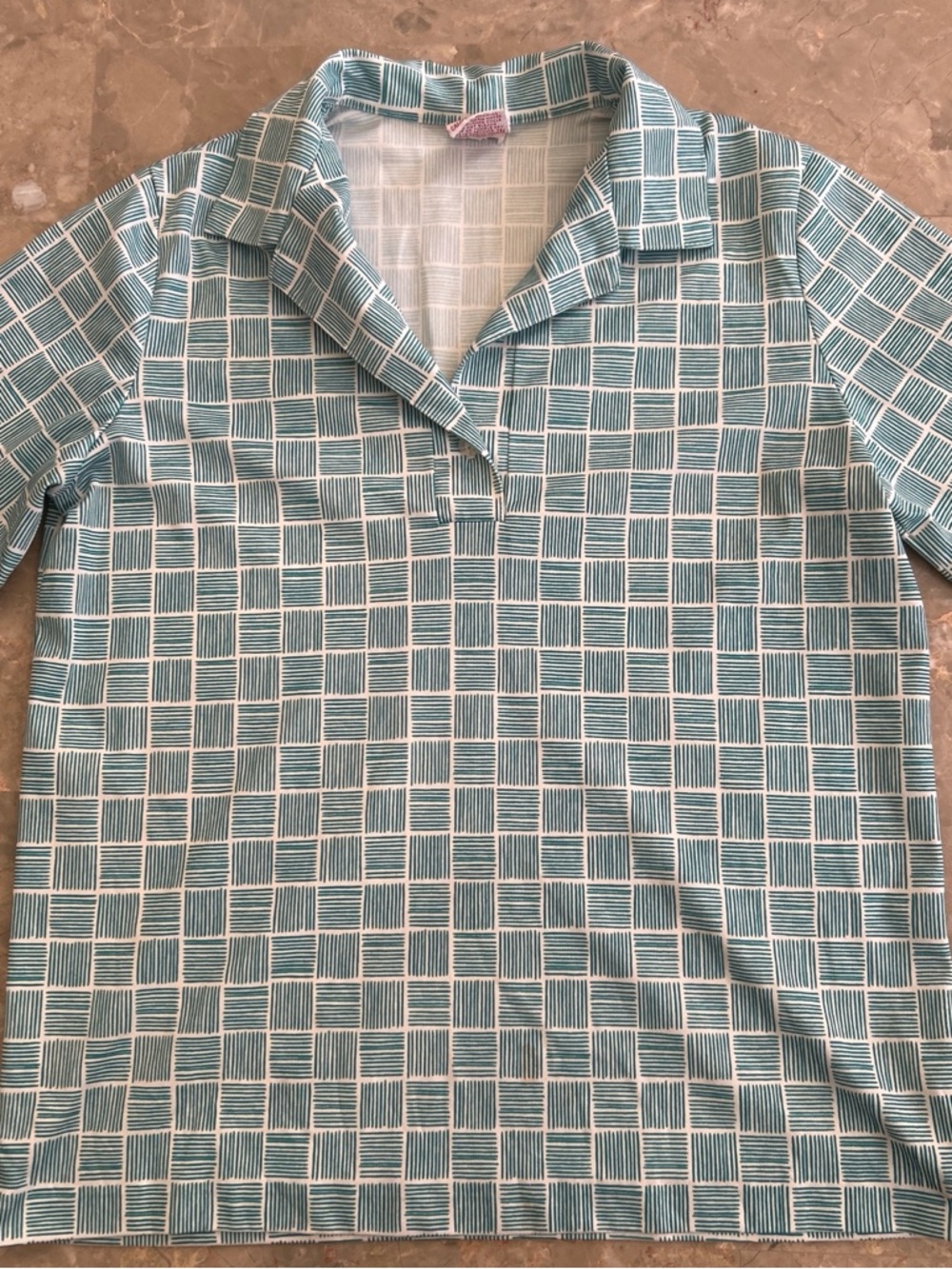 Vintage 90s Graff California Wear Shirt S Geometric Boxy